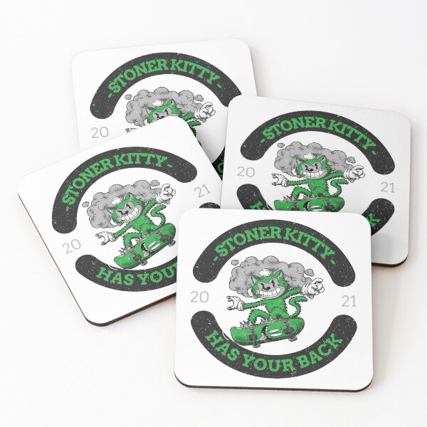 Item preview, Stoner Kitty Has Your Back designed and sold by James Dunn.