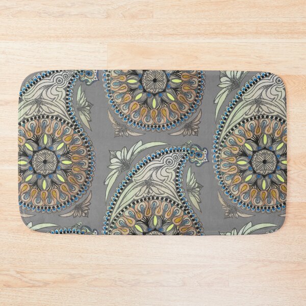 Item preview, Lotus Paisley in Neutral (vertical) designed and sold by ACarlo.