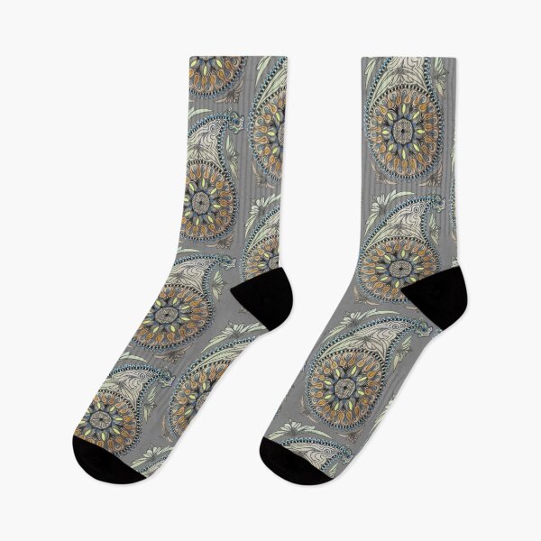 Item preview, Lotus Paisley in Neutral (vertical) designed and sold by ACarlo.