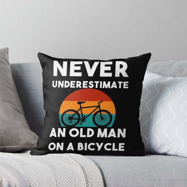 Item preview, never underestimate an old man on a bicycle designed and sold by StarsPower.