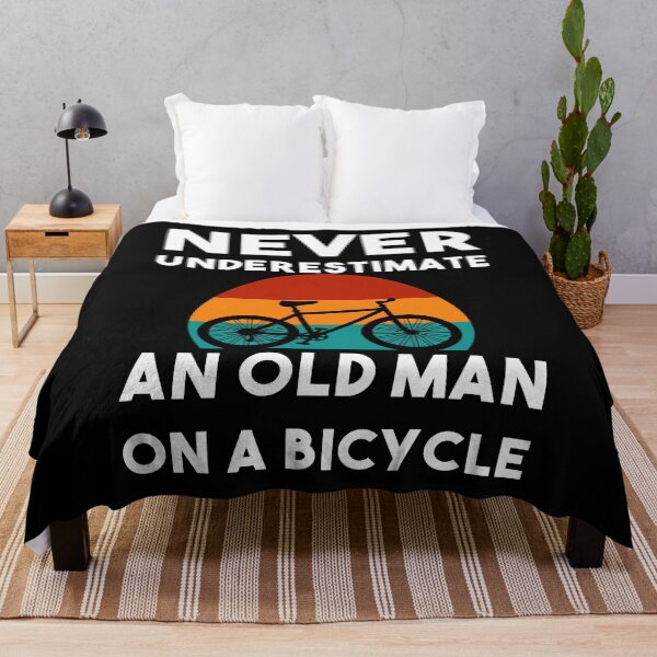 Item preview, never underestimate an old man on a bicycle designed and sold by StarsPower.