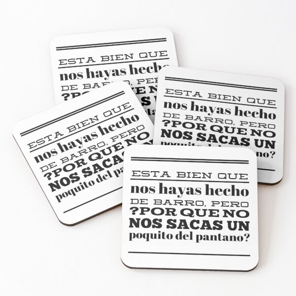 Item preview, Esta bien que nos havas hecho de barro, pero... designed and sold by Elena's Shop.