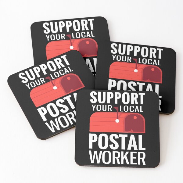 Item preview, Support Your Local Postal Worker Post Office designed and sold by TopDawgDesigns.