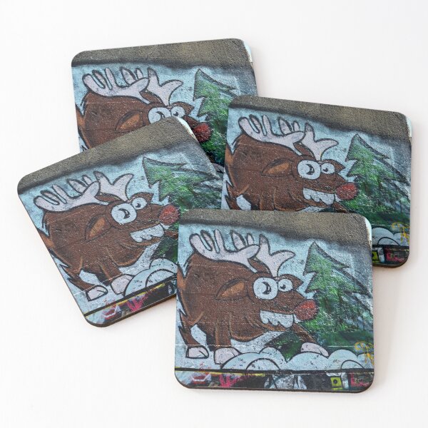Item preview, raindeer grafitti designed and sold by 64stops.