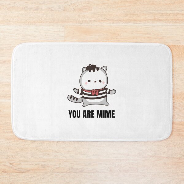 Item preview, You are mime- funny cat mime- graphic design designed and sold by josephsteez.