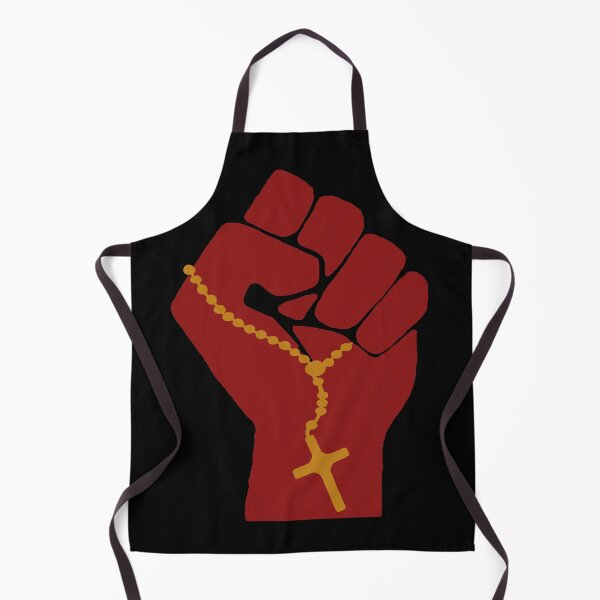 Item preview, Liberation Theology Raised Fist - Radical Christianity, Christian, Protest, Social Justice, Leftism, Socialism designed and sold by SpaceDogLaika.