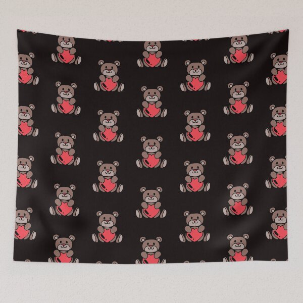 Item preview,  Valentine's Day Cuddly Teddy Bear Heart  designed and sold by davestees506.