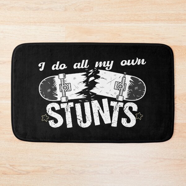 Item preview, I Do All My Own Stunts Retro Design Gift For Skateboarders designed and sold by Artysneak.