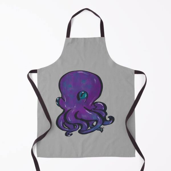 Item preview, Chibi Octopus Purple designed and sold by Salem Scribbles.