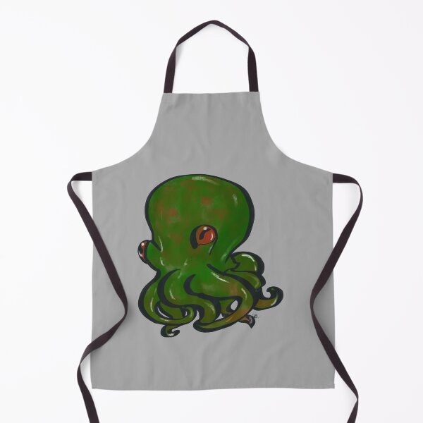 Item preview, Chibi Octopus Green designed and sold by Salem Scribbles.