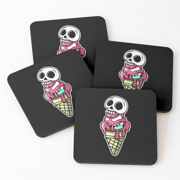 Item preview, Skull Ice cream || Colourful Cartoon Design designed and sold by Ninjawhere.