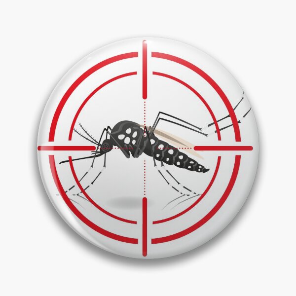 Item preview, Nature, Aedes aegypti mosquitoes with stilt warning, prohibited sign. Ideal for informational and institutional related sanitation and care designed and sold by LucianoCosmo.