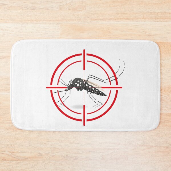 Item preview, Nature, Aedes aegypti mosquitoes with stilt warning, prohibited sign. Ideal for informational and institutional related sanitation and care designed and sold by LucianoCosmo.