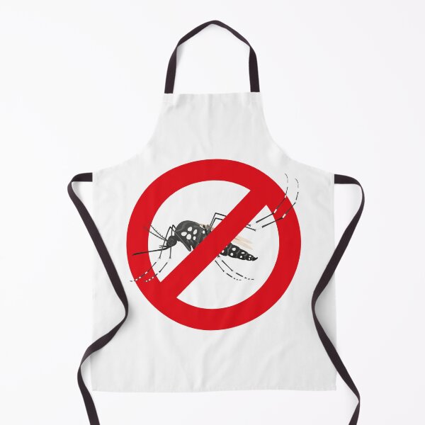 Item preview, Nature, Aedes aegypti mosquitoes with stilt warning, prohibited sign. Ideal for informational and institutional related sanitation and care designed and sold by LucianoCosmo.