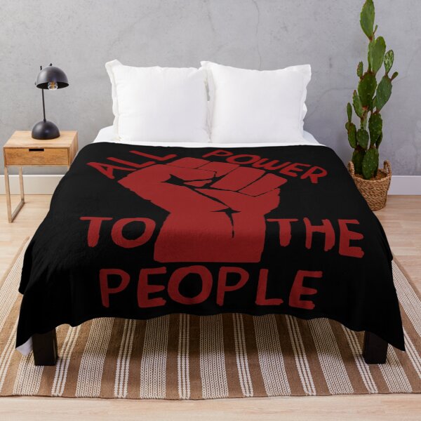 Item preview, All Power To The People - Raised Fist, Leftist, Socialist, Communist, Anti Capitalist designed and sold by SpaceDogLaika.