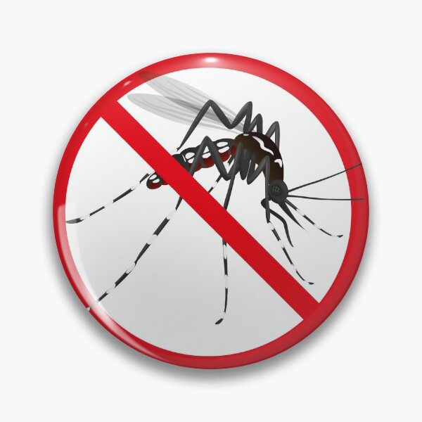 Item preview, Nature, Aedes aegypti mosquitoes with stilt warning, prohibited sign. Ideal for informational and institutional related sanitation and care designed and sold by LucianoCosmo.