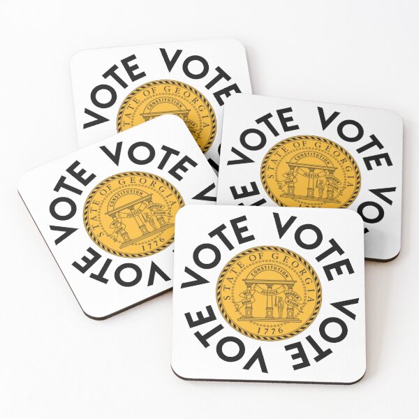 Item preview, Vote! Georgia State Seal: Georgia Runoff Election 2021 designed and sold by bellatierra.