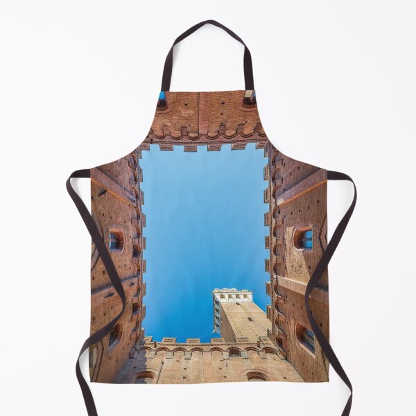 Item preview, Bottom view of the interior of a historic building in Siena with detail of the bell tower designed and sold by brambillasimone.
