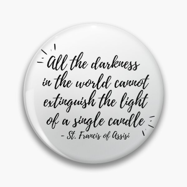 Item preview, The light of a single candle (black text) designed and sold by Grace Feucht.