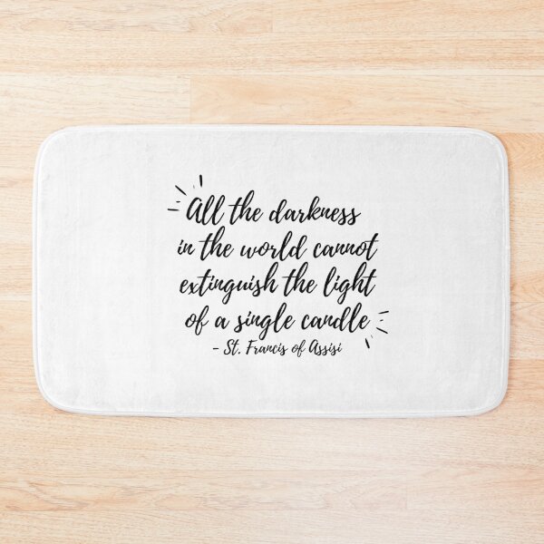 Item preview, The light of a single candle (black text) designed and sold by Grace Feucht.