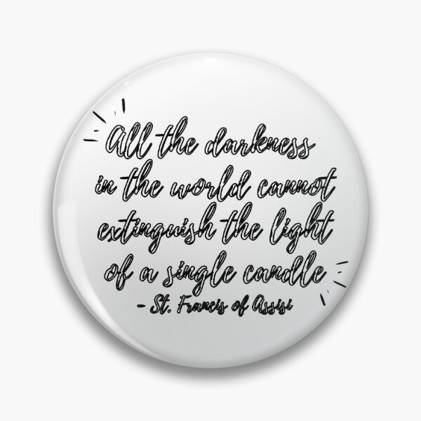 Item preview, The light of a single candle (black hollow text) designed and sold by Grace Feucht.