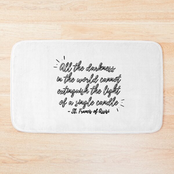 Item preview, The light of a single candle (black hollow text) designed and sold by Grace Feucht.