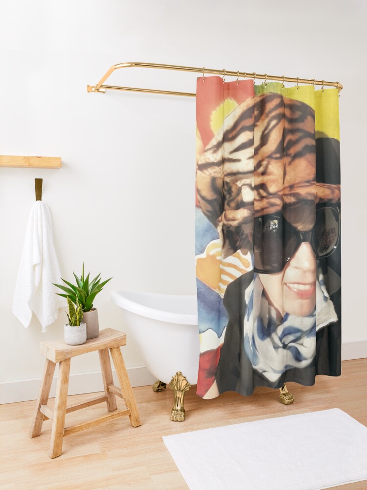 Alternative Ansicht von Funky Taurus Bed Spreads Duschvorhang