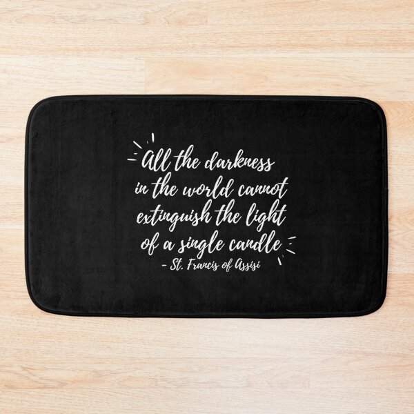 Item preview, The light of a single candle (white text) designed and sold by Grace Feucht.