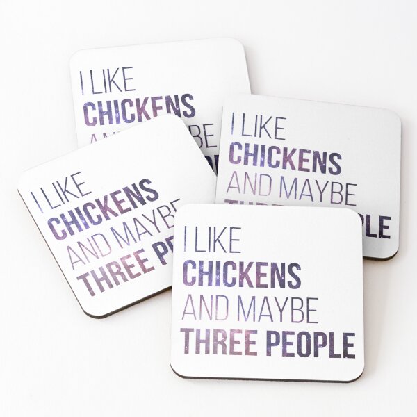 Item preview, I Like Chickens And Maybe Three People designed and sold by chetme.