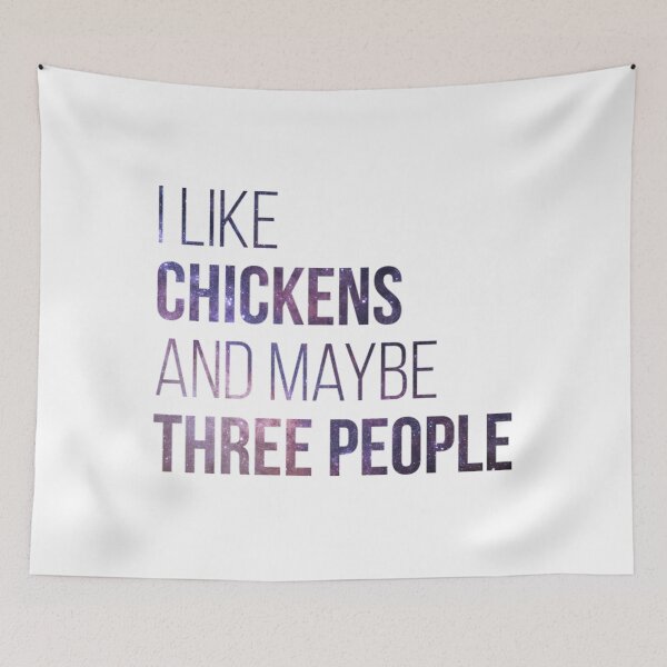 Item preview, I Like Chickens And Maybe Three People designed and sold by chetme.