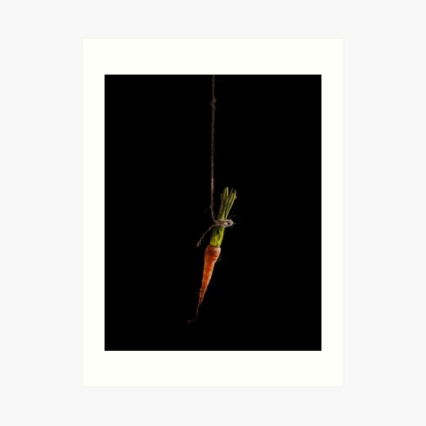 Vegetable Vanitas: The Carrot Art Print