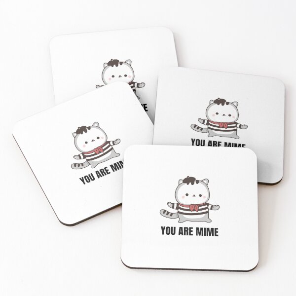 Item preview, You are mime- funny cat mime- graphic design designed and sold by josephsteez.