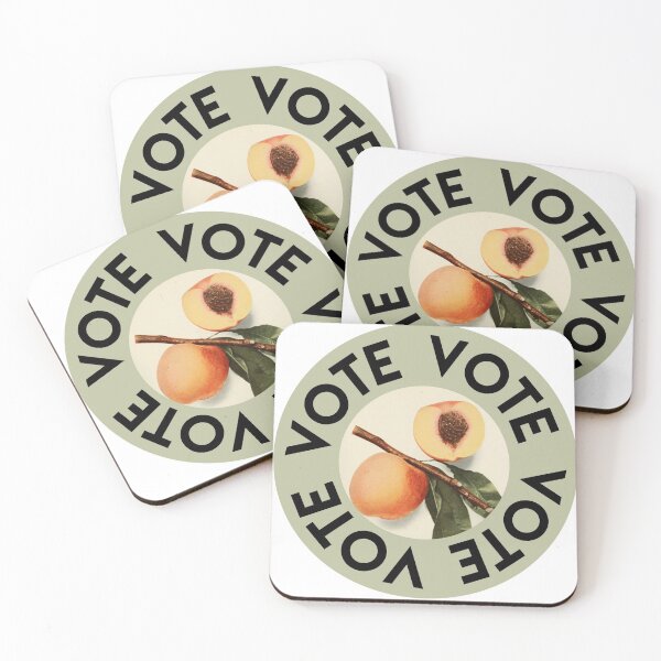 Item preview, Vote! Peach: Georgia Runoff Election designed and sold by bellatierra.