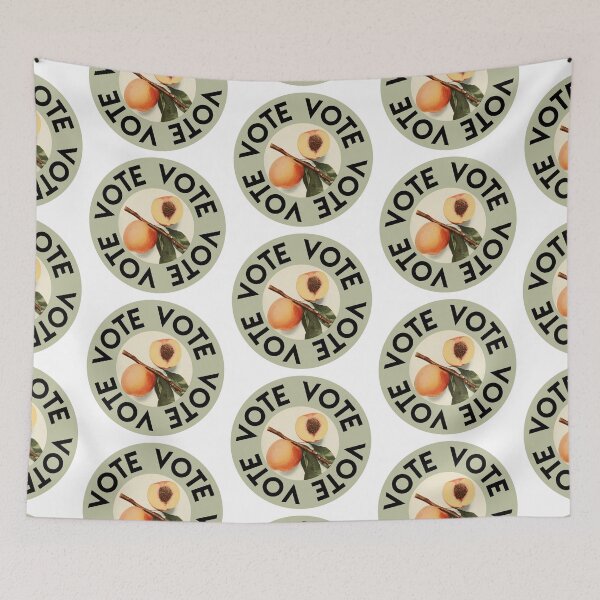 Item preview, Vote! Peach: Georgia Runoff Election designed and sold by bellatierra.