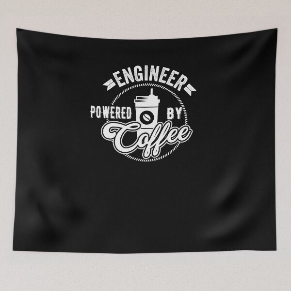 Item preview, Engineer Powered By Coffee Gift Idea designed and sold by Mytoonsquad.