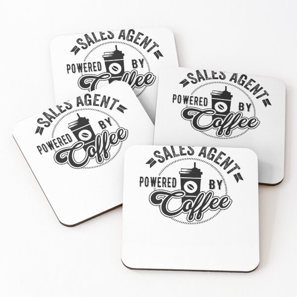 Item preview, Sales Agent Powered By Coffee Gift Idea designed and sold by Mytoonsquad.