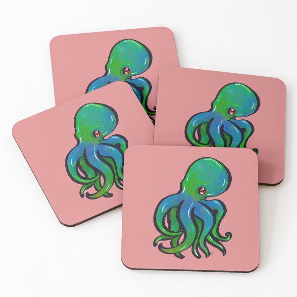 Item preview, Watercolor Octopus  designed and sold by Salem Scribbles.
