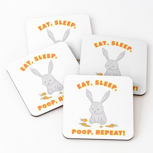 Item preview, Eat, Sleep, Poop, Repeat! designed and sold by Sinfamous.