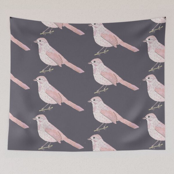 Item preview, Song Sparrow bird art designed and sold by TheWaterBirds.