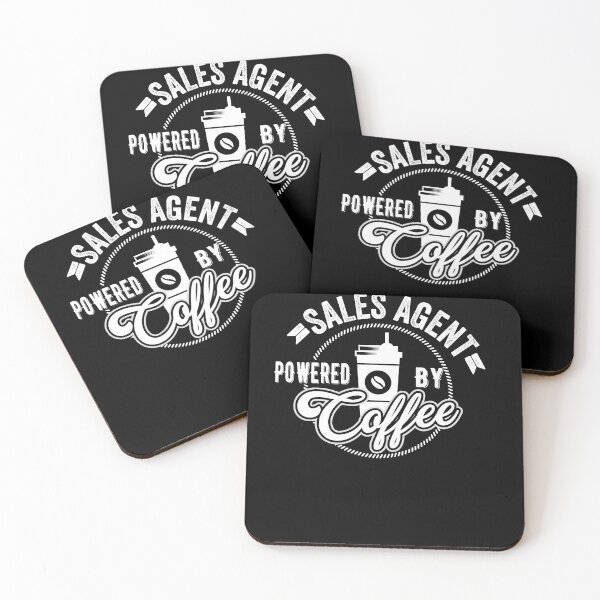 Item preview, Sales Agent Powered By Coffee Gift Idea designed and sold by Mytoonsquad.