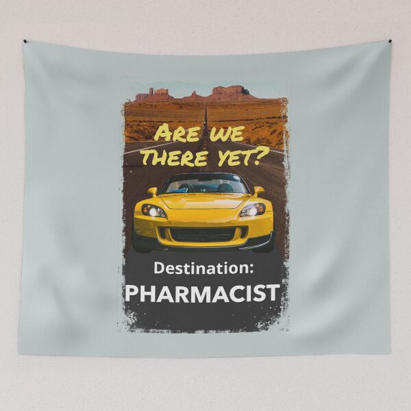 Item preview, Destination: Pharmacist (Are we there yet?) designed and sold by CraftsforKai.