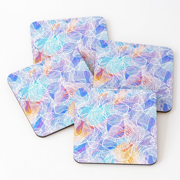 Item preview, Organic Curvy Forms with Textured Colorful Background designed and sold by DaughterofYah.