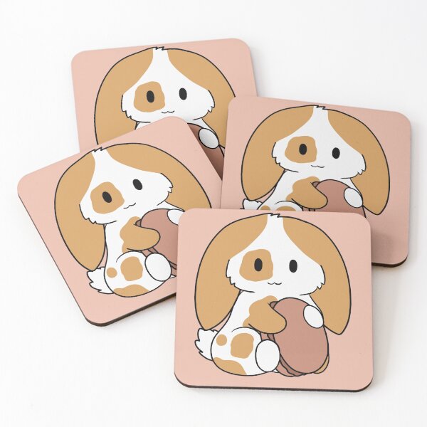 Item preview, Spotted Brown Bunny Macaron designed and sold by BiscuitSnack.