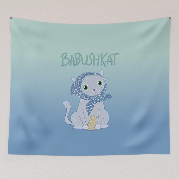 Item preview, Russian Cat with Potato - Babushkat designed and sold by skykarrot.