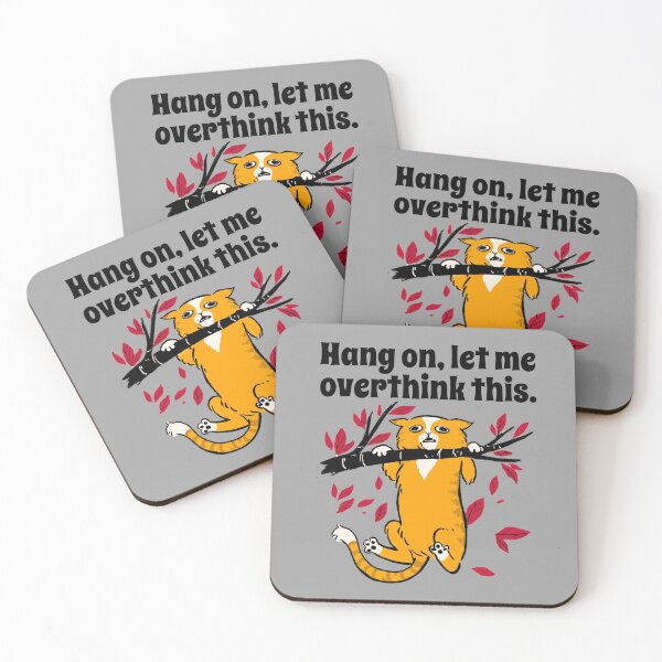 Item preview, Hang On, Let Me Overthink This. - Cat Hanging designed and sold by alancrapopod.