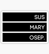 Susmaryosep. Sticker
