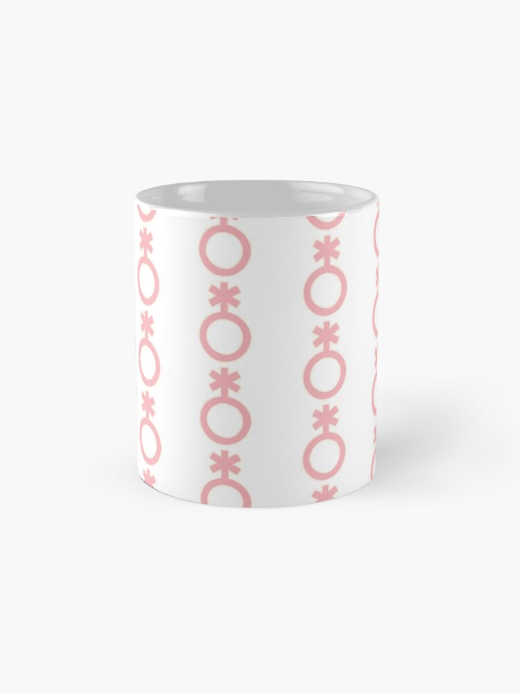 Alternate view of genderqueer / nonbinary symbol Mug