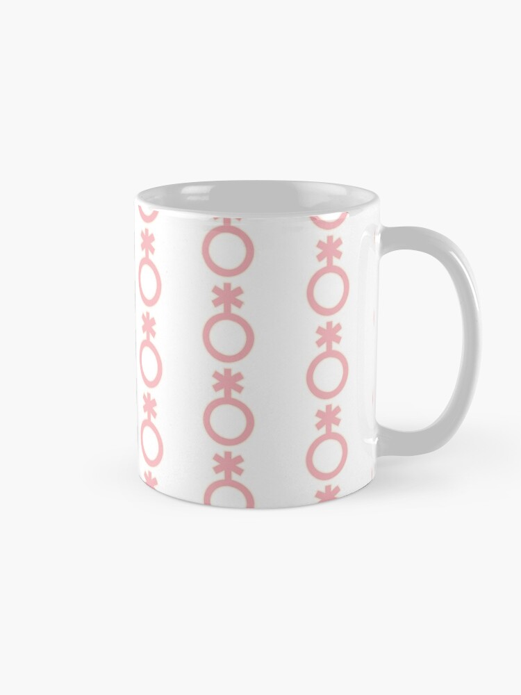 Alternate view of genderqueer / nonbinary symbol Mug
