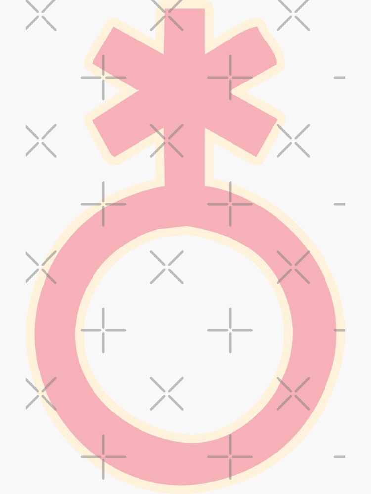 genderqueer / nonbinary symbol by craftordiy