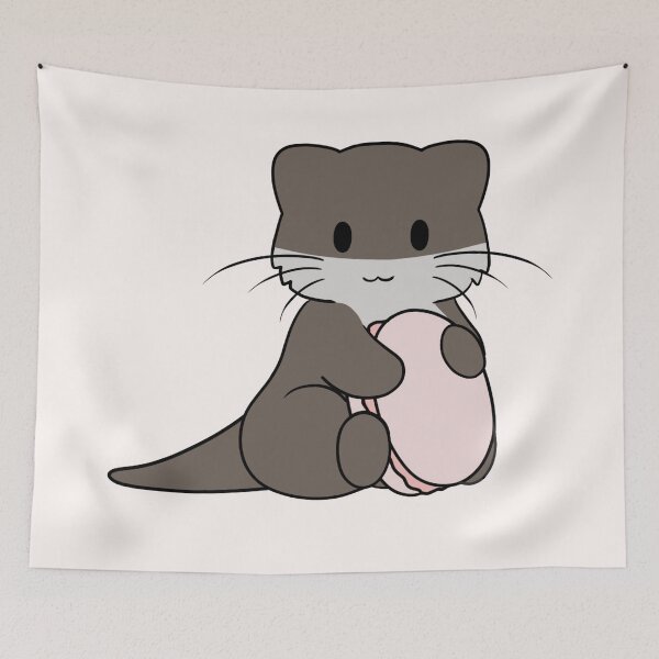Item preview, Otter Pink Macaron designed and sold by BiscuitSnack.